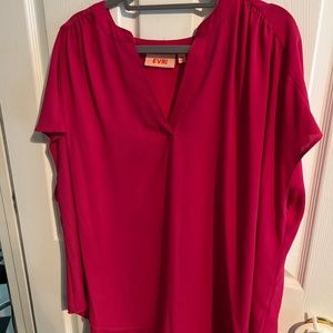 EVRI Plus Pink Blouse
